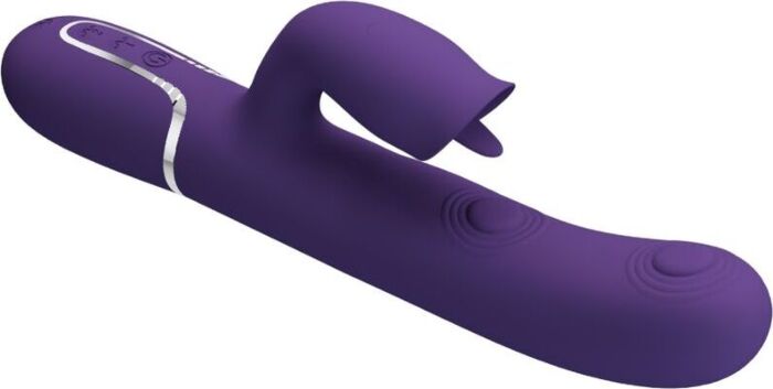 Pretty Love Flirtation Rabbit vibrator met likfunctie Pretty Love Flirtation Rabbit vibrator met likfunctie