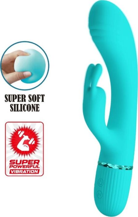 PRETTY LOVE Scocco Rabbit vibrator met flexibele kop PRETTY LOVE Scocco Rabbit vibrator met flexibele kop