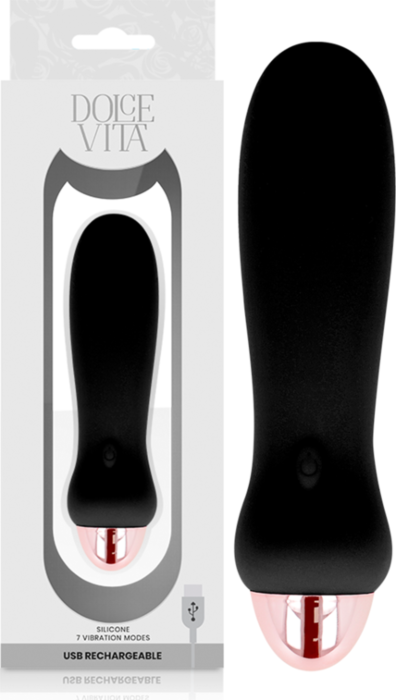 DOLCE VITA VIBRADOR RECARGABLE FIVE 7 VELOCIDADES DOLCE VITA VIBRADOR RECARGABLE FIVE 7 VELOCIDADES