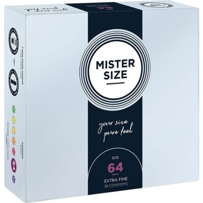Mister size 64mm - pack de 36 preservativos