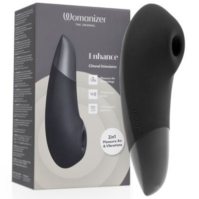 Clitorisstimulator Womanizer Enhance met Pleasure Air en vibratie
