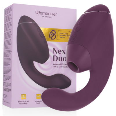 WOMANIZER Duo Next clitoris- en G-spot stimulator