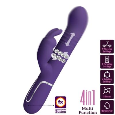 PRETTY LOVE Coale Rabbit Vibrator 4-in-1