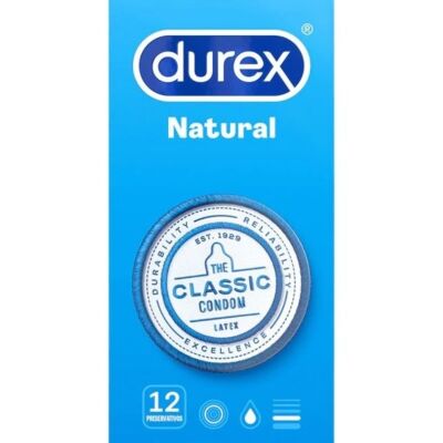 Natuurlijke Condooms Durex 12 stuks.