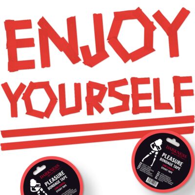 Verleidelijke Rode Bondage Tape