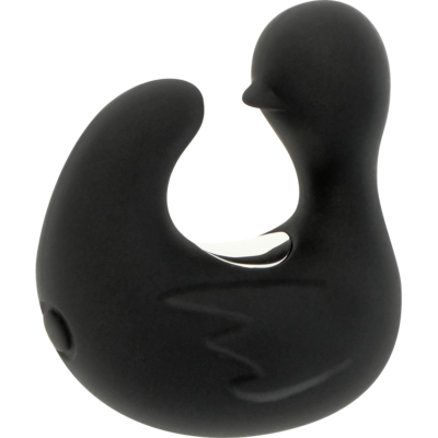 BLACK&SILVER Ducky vingervibrator van medische siliconen