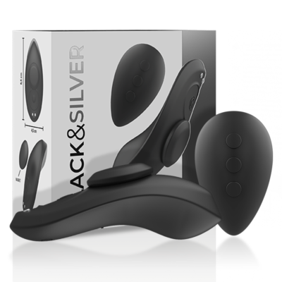 BLACK&SILVER Preston panty vibrator met afstandsbediening