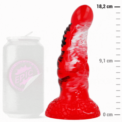 Dildo EPIC Agnis Vuurrood - Intens Genot