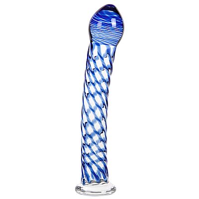 Dildo S Pleasures Crystal AQUARIUS semi-gebogen