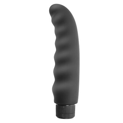 Vibrator S Pleasures Ripple Black met draairegelaar