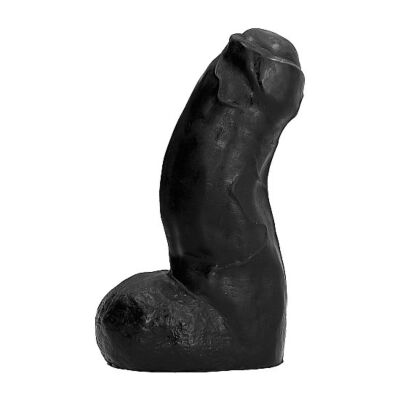 All black pene realístico 17cm