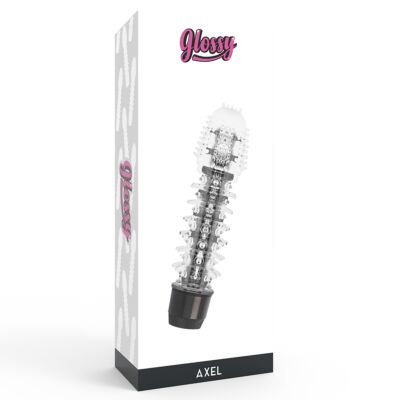 Zwarte Glanzende Axel Vibrator