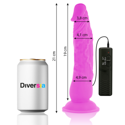 FlexiVibe - Vibrerende Flexibele Dildo 21cm - Lila
