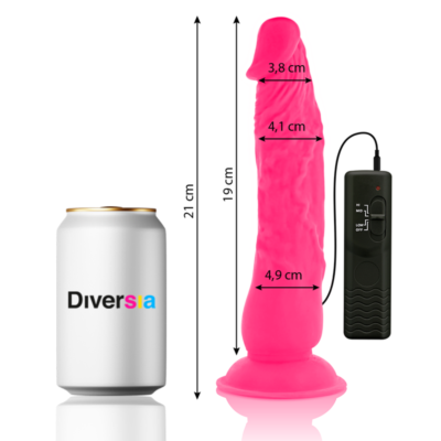 FlexiVibe - Dildo Flex Vibrante 21cm - Roze