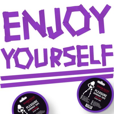 Paarse Bondage Verleidelijke Tape