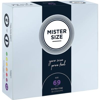 Mister size 69- preservativos extrafinos  (36 pack)