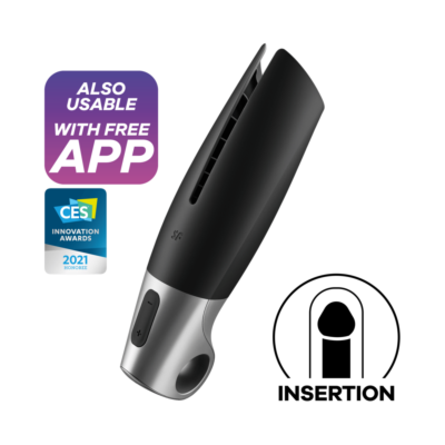 Masturbator Power Zilver.