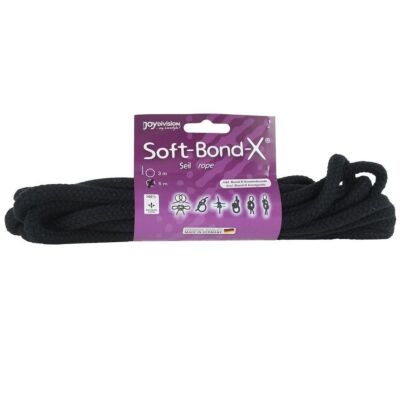 BOND-X CUERDA 5 METROS NEGRA