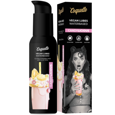 Veganistische glijmiddel Candylicious 100ml - Coquette Chic Desire