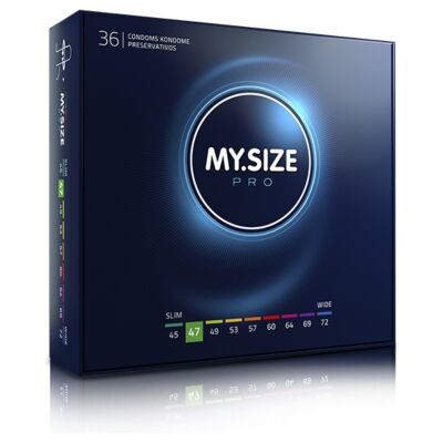Condooms SlimFit 47mm - Pakket 36 stuks.