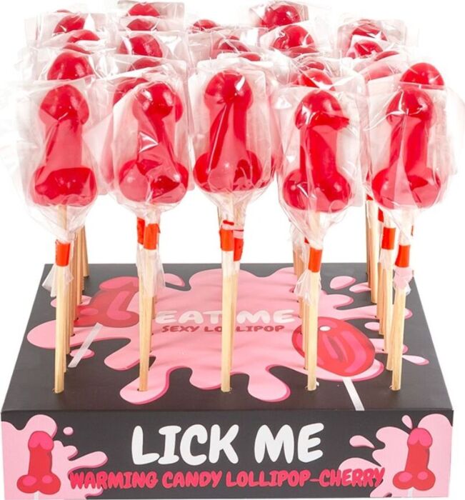 SECRETPLAY kersen snoeplolly met pittige warmte SECRETPLAY kersen snoeplolly met pittige warmte