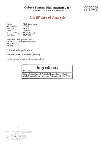 Zwarte Vertragende Mist