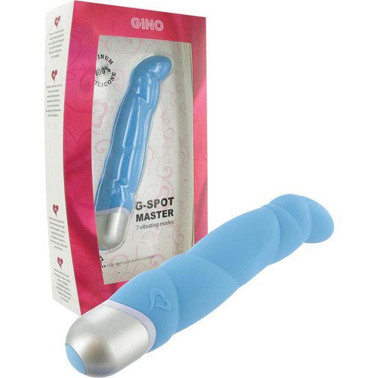 Feelztoys gino vibrador punto g azul
