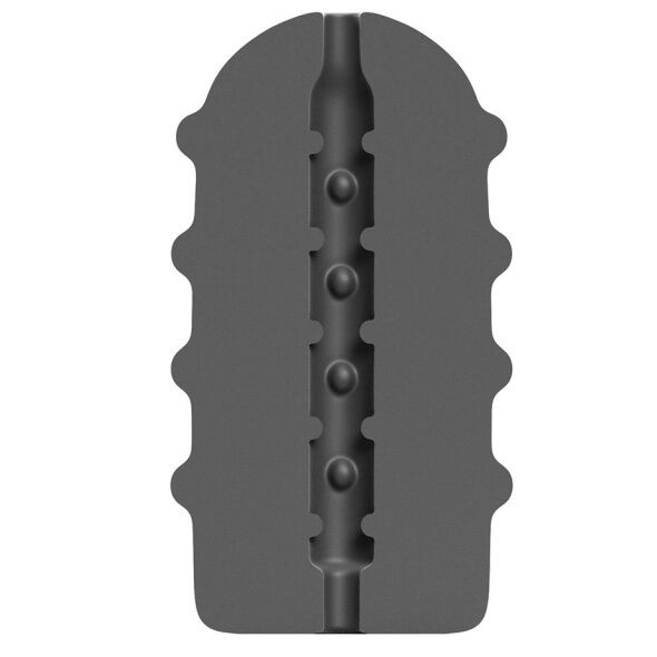 Masturbator Bumpy Zwart 17 cm