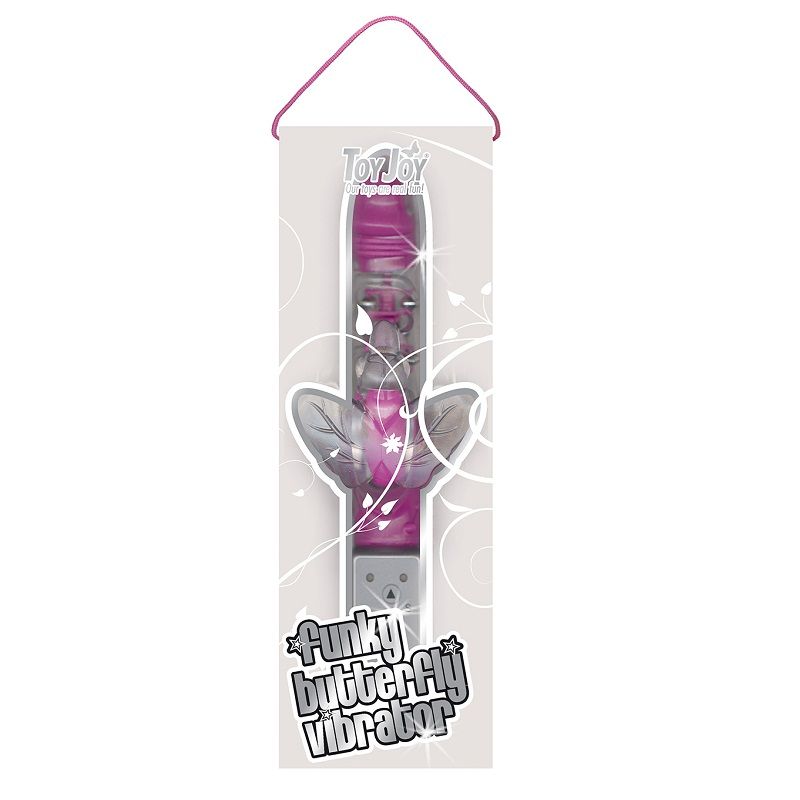 Funky butterfly vibrador rampante violeta