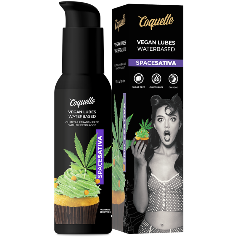 Glijmiddel Vegan Space Sativa 100ml - Coquette Chic Desire