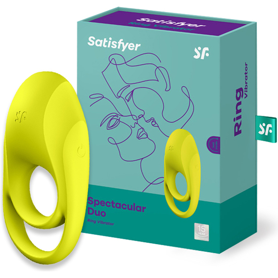 Satisfyer Spectaculair Duo Vibrerende Ring Geel