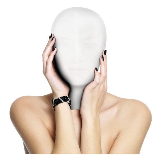 Ouch subjugation mascara blanco