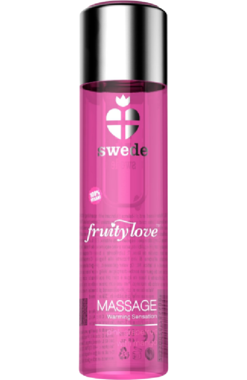 Massageolie SWEDE Fruity Love met verwarmend effect