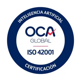 OCA-certificeringsmerk voor ISO/IEC 42001